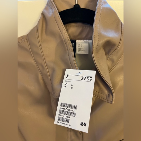 HM leather dress with belt - Picture 3 of 3